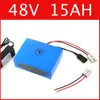 Free customs taxes High quality DIY 48 volt li-ion battery pack with charger and BMS for 48v 15ah e-bike lithium battery pack
