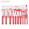 Makeup Tools Docolor Brushes Set Blush Eyeshadow Eyebrow Face Power Powder Cosmetic Tool Professional Eyes Make Up Lip Bursh Gift 230809