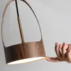 Pendant Lamps Nordic Wood Grain Led Chandelier Home Decor For Bedroom Kitchen Island Dining Room Lights Hanglamp Salon Lustres