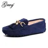 GAI GAI GAI Dress GRWG Arrival Casual Womens Genuine Leather Loafers Moccasins Fashion Slip on Women Flats Shoes 230809