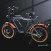 48V電気自転車脂肪タイヤEバイク20ホイールサイズ電気ハイブリッドバイクデュアルモーターリチウムバッテリーマウンテンエレクトリックロードバイク