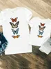 Abiti coordinati per la famiglia Abiti coordinati per la famiglia Gatto Anni '90 Tendenza Donne adorabili Ragazze Ragazzi Bambino Bambino Estate Mamma Mamma Maglietta T-shirt Abbigliamento Abbigliamento