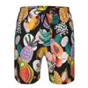 Chasse de maillots de maillot de bain pour hommes Trunks de baignade de plage de plage de maillot de bain coulant sports de fruit kiwi papaya sèche rapide