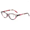 Okulary przeciwsłoneczne czytanie okularów diamentowych mody kota oka oka swobodne okulary Presbyopia dla kobiet 1,0 3.5