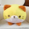 Animali di Peluche ripiene 25/35 CM Palla Rotonda a Tre Colori Gatto Simpatico Peluche Gatto Carino Placare Regalo Di Compleanno Di Natale Per I Bambini