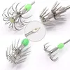 Haczyki rybackie 10pcs podwójna warstwowa parasol Squid Squid Hook mątwy sprzęt narzędzia na zewnątrz 230809