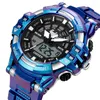 Zegarek na rękę Ohsen Men Sports Watch 2023 50m Waterproof Swim Digital Quartz Car Watches Watters Wojskowy Zegar męski Masculino Masculino