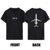 Men's T Shirts C-47 Skytrain Military Transport Aircraft Cotton T-shirts Shirt Printed T-shirt Top Creative Camisetas Mens Clothes O-neck