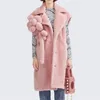 Women's Vests Medium And Long Lamb Fur Vest Trend One Teddy Plush Coat In Autumn Winter 2023
