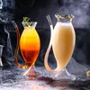 Wijnglazen Creatieve Schroef Spiraal Stro Molecuul Cocktail Glas Bar Party Beker Martini Champagne Coupes Vaso Ins Vampire Cup