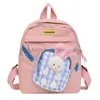 Sırt çantası stili 2023 prenses kızların küçük sırt çantası moda sevimli tavşan anaokulu okul çantası bebek sırt çantası Kore versiyonu backpackstylishdesignerbags