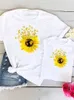 Trajes a juego para la familia Trajes a juego para la familia Flor de acuarela Nuevas mujeres Amor Niño Niño Verano Mamá Mamá Madre Camiseta Camiseta Ropa Ropa