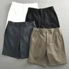 Mäns shorts K269# Superior Sense tredimensionell skräddarsydd sommar tunn kostym ljus lyxiga raka 5-punkts byxor