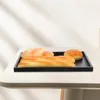 プレートトレイ木製パレット耐久性パン食べるカップティーレストランテーブルストレージサービングパーティー
