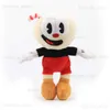 13 Style Cuphead Plush Toy Mugman Frau Chalice Boss King Dice Puphead Soft Plüsch gefülltes Spielzeug süße Cartoon Puppe für Kinder Weihnachtsgeschenke T230810