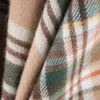 スカーフの女性カシミア感覚ショールレディクラシック格子縞のケープ春秋レトロカーディガン冬のクロークとタッセルソフト大きな毛布230809