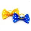 Dog Apparel Pet Head Flower Bowknot Rubber Bands Mix Colours Grooming Bows Cats Long-Haired Bow Headwear For Small Kitten Supplies