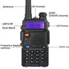 Walkie Talkie Factory Оптовая оригинальная баофенг UV-5R 10 км двойной полоса двухсторонний FM Radio Led Display UV 5R 5W Высокая мощность.