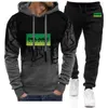 Herrspårspår Pelagic Fisher Offshore 2023 Men High Street Gradient Hoodies Casual Sweatpant Set Jacket Sport Hip Hop Coats Byxor Suit