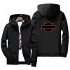 designer men jacket Outdoor harleys jackets Fashion coat Casual Men Casual Sports Windbreaker Harley motorcycle outer clothing