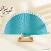 Prodotti in stile cinese Ventilatore portatile unico Ventilatore da danza ecologico Oggetti di scena classici Ventaglio pieghevole retrò decorativo