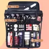 Kosmetiska väskor stor kapacitetsmakeup kit reser kosmetisk väska för kvinnors bärbara kosmet skönhet fodral nagelverktyg resväskor läppstift arrangör 230809