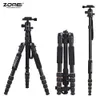 Stativ Zomei Camera Tative Travel Portable Camera TripoD för DSLR Professional Camera Tripod Q100 Q111 Q555 Q666 230809