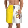 Shorts pour hommes Maillots de bain pour hommes Drapeau Carte de la Cité du Vatican Maillots de bain pour hommes Maillot de bain Homme Vêtements de plage Pantalons courts Bermudes Boardshorts