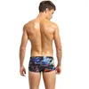 Cueca Boxer Masculina Cueca de Banho Estampada Digital Moderna Moda Cintura Baixa