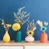 Planteurs Pots Seni Desain Interior Warna-Warni Bunga Rumah Flanter Pot