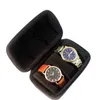 Portable EVA Watch Storage Case 2 Slots Watch Travel Box With Zip och Soft Felted Interior för att hålla Watch Smart Watch