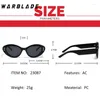 Солнцезащитные очки Warblade Retro Fashion Brivet Cat Eye Женщины мужчины солнце