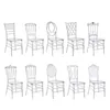 Crystal Chair Wedding Venue Layout Alec Party Decoration Grand tabouret de banquet