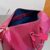 Men Fashion Duffle Bag Pink Gradie Travel Bags Mens Handle Luggage Gentleman Business Totes with Shoulder Strap