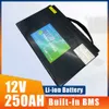 12V 250AH Li-ion Large Capacity Lithium Polymer Battery For Vehicle Wheelchair Forklift Crane Truck Backup System And UPS