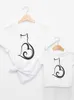 Passende Familien-Outfits, Katze, Tier, 90er-Jahre, süßes T-Shirt, passende Familien-Outfits, Damen, lässig, Kind, Kind, Sommer, Mutter, Mama, Mutter, T-Shirt, T-Shirt, Kleidung