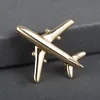 Pins Brooches Blucome Fashion Plane Shape Brooch Badge Good Quality Metal Aircraft Sweater Corsage Women Men Brooches Lapel Decoration Gifts HKD230807