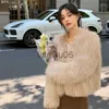 Kvinnorjackor Autumn Winter Fur Coat High Quality Warm Imitation Fox Faux Fur Coat Korean Elegant Chic Fur Jack -kappa Kvinnor Lyxig ytterkläder J230810