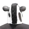 Máscaras de festa de látex máscara de vaca máscara de cabeça de animal fantasia de festa para adultos baile de máscaras dia das bruxas natal feriados presentes 230809