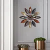 Wanduhren Wohnzimmeruhr Uhr Hand Luxus Geschenk Klassisch Zuhause Elegant Bunt Rund Einzigartig Mode Horloge Kunst Dekor