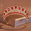 Wedding Hair Jewelry Itacazzo Bridal Headwear RedColour Women's Fashion Party Crown Girl Birthday Tiaras 230809