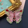 Булавки броши без вечерней чудесной фантазии Geo Butterfly Brooch для женщин -дизайнерских ювелирных ювелирных украшений Редкий роскошный бренд подарок милый топ 2383 230809