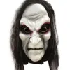 1pcs Korku Korkunç Peruk Maskesi Cosplay Mask Yüz için Cadılar Bayramı Parti Kostüm Maskesi Prop Masquerade Joker Lateks Headgear Prom HKD230810