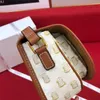 Bayan Crossbody Bag Lüks Tasarımcı Çanta Vintage Omuz Çantası Klasik Baskılı Crossbody Çantalar Kaplı Tuval Eyer Çantası Arc de Triomphe Flep Deri Mini Cüzdan