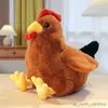 Gefüllte Plüschtiere 30/40 cm Neue Simulation großes Huhn und Stofftier Baby beruhigen Puppe Stofftiere für Kindersachen Geschenke für Kinder