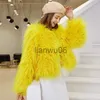 Women's Jackets HJQJLJLS Colorful Boho Fluffy Women Faux Fur Coat Black White Pink Plush Coat Female Fur Jacket Autumn Winter Shaggy Outerwear J230810