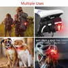 Bike Lights 4 Modes Bike Taillight Set USB Rechargeable Waterproof White Red Lamp Night Riding Safety Rear Lights for Bicycle MTB Helmet HKD230810