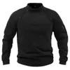 Men's Hoodies Sweatshirts Mens Tactical Polar Fleece Jackets Outdoor Windproof Warm Side Zippers Pullover Coat Thermal Hiking Military Sweater Top 230809