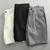 Men's Shorts K58# Superior Sense Three-dimensional Tailoring Summer Thin Suit Light Luxury Casual Straight 5-Point Pants