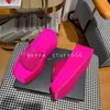 Women Designer Platform Sandaler Taji Slipper Slide Fashion High Heels Woman Casual Shoe Square Toe Rubbe Routdoor Womans Sandal Beach